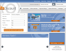 Tablet Screenshot of kits-discount.com